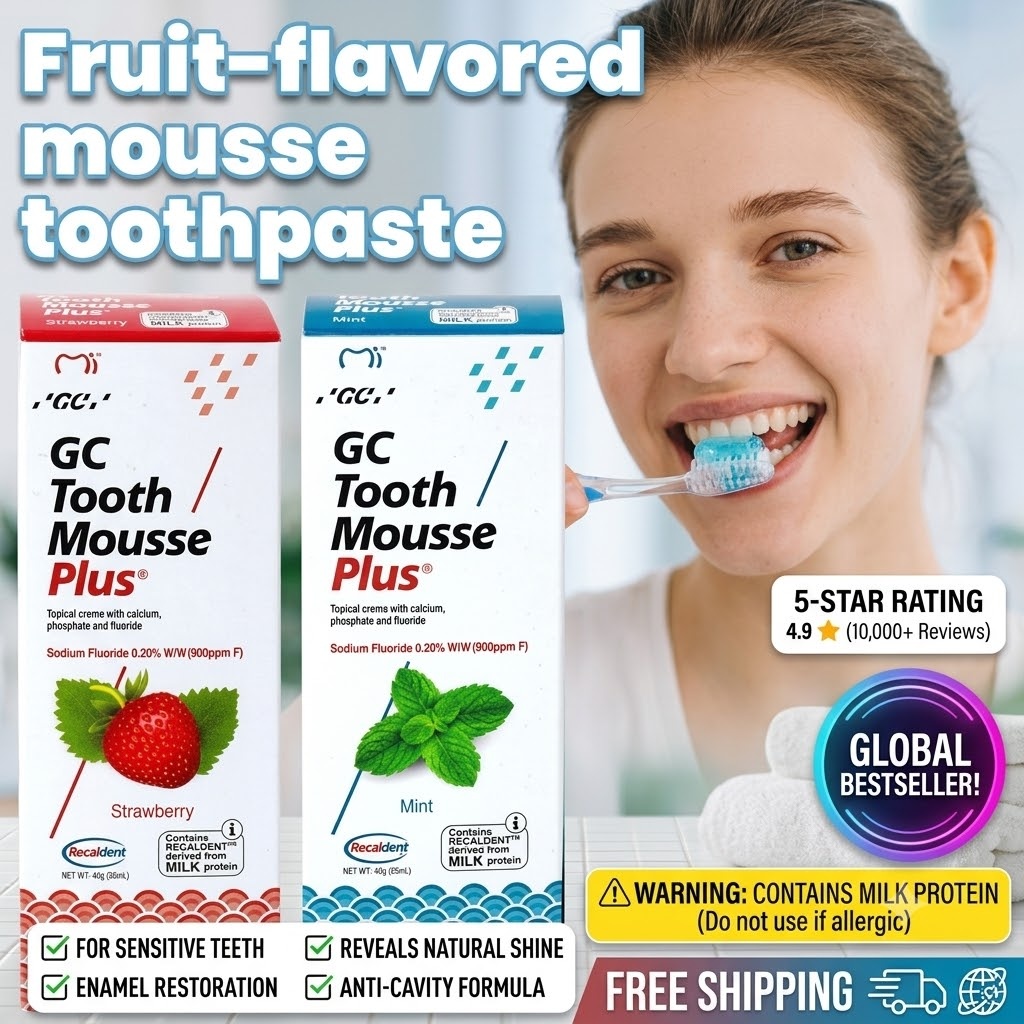 Teeth Whitening Crest - Dentifrice Mousse Saveur Fruitée GC 50g