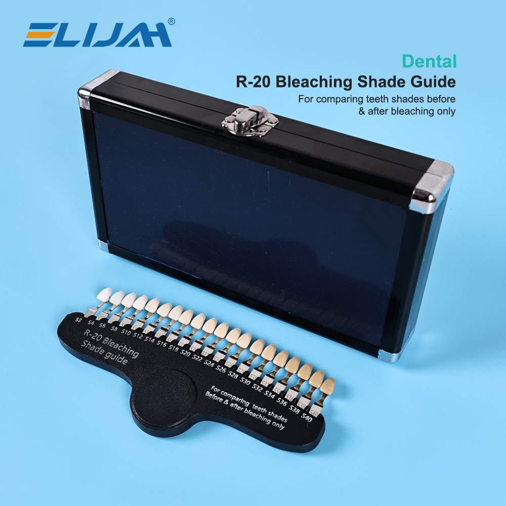 Teeth Whitening Shade Guide - ELIJAH R-20 Guide d'ombre de blanchiment