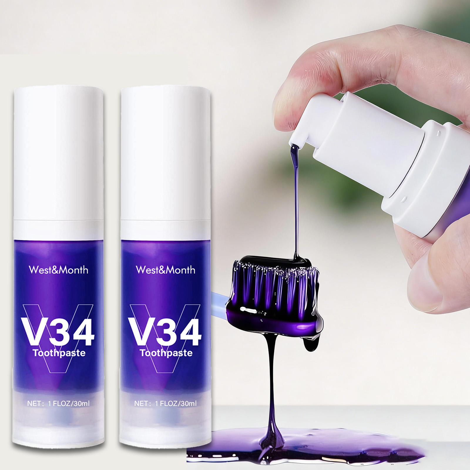 Teeth Whitening Crest - V34 dentifrice blanchissant les dents 30ml