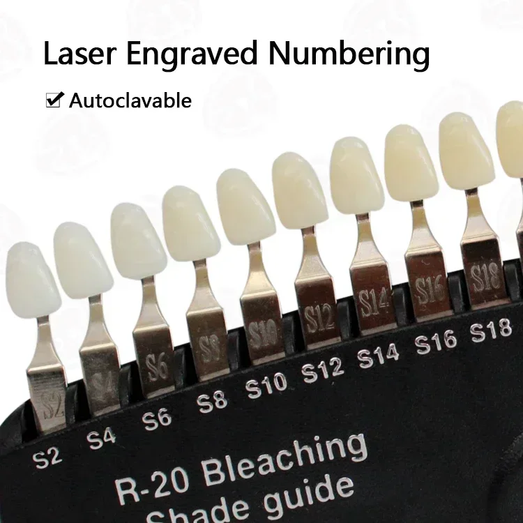 Blanchissements dentaires prof - Teeth Whitening Shade Guide avis et prix