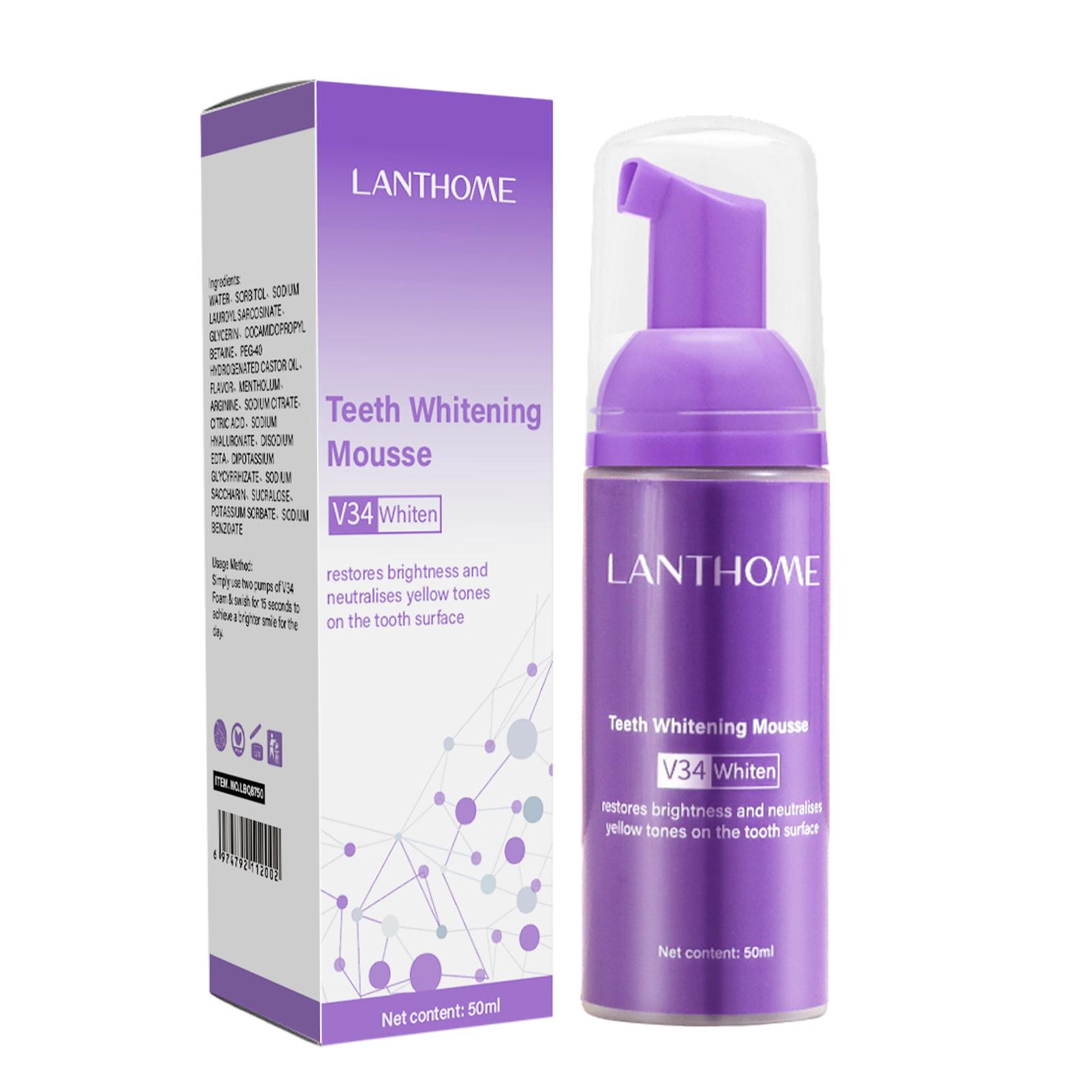 V34 Mousse nettoyage des dents - Teeth Whitening Crest avis et prix