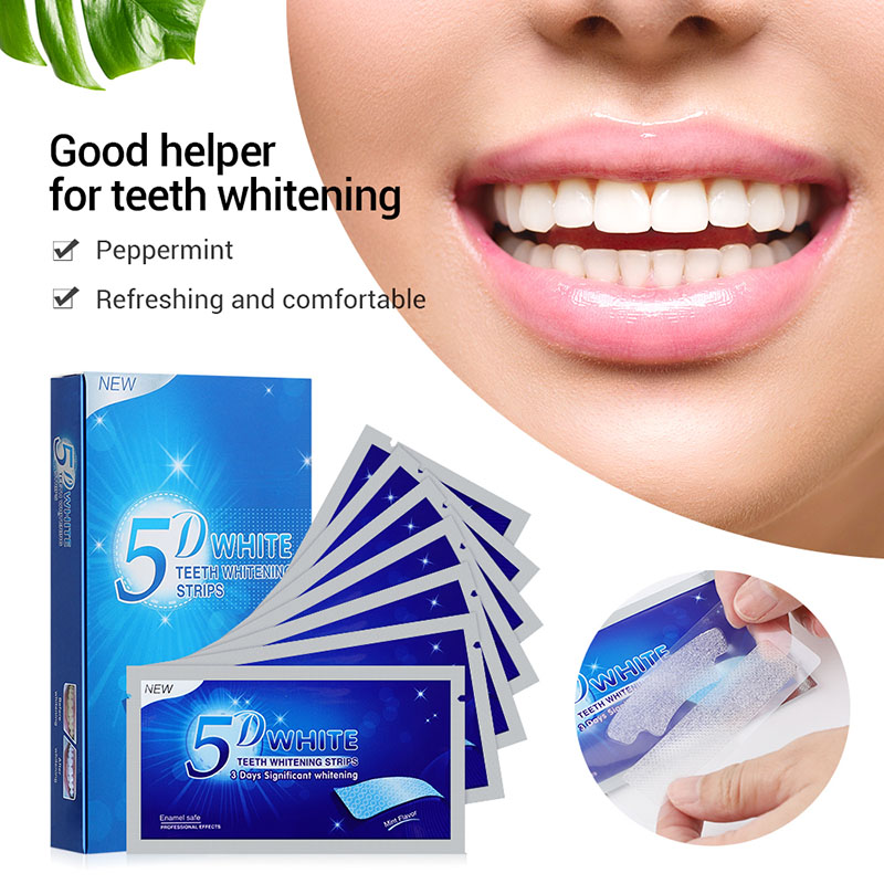 7 paires 5D Gel bandes de blan - Teeth Whitening Crest avis et prix