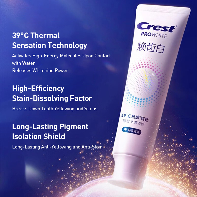 Dentifrice Crest Pro White, se - Teeth Whitening Crest avis et prix