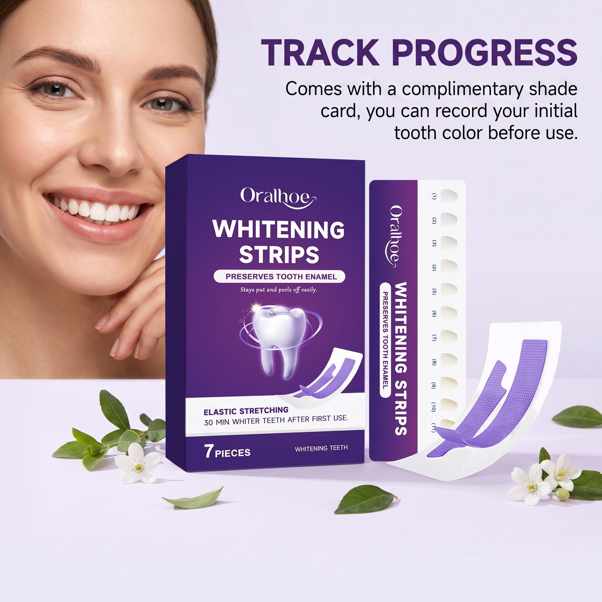 Bandes blanchissantes violette - Teeth Whitening Shade Guide avis et prix