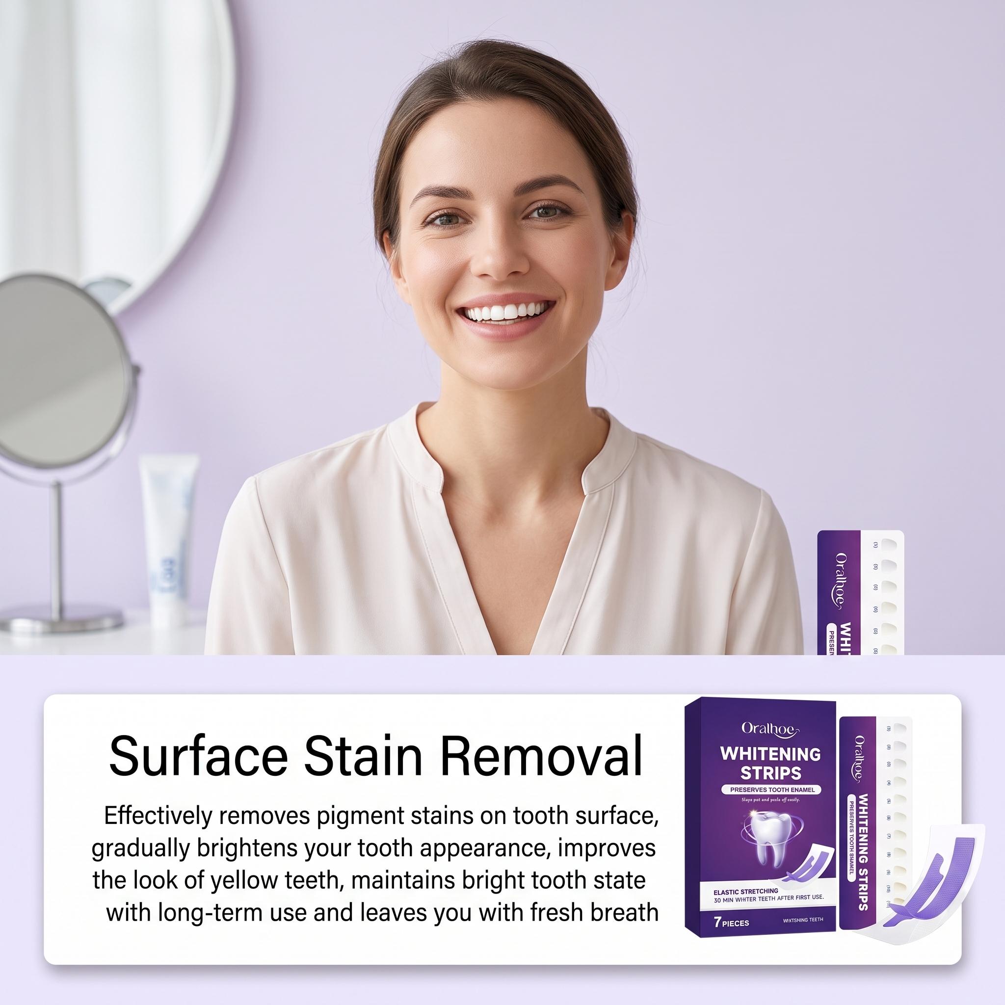 Bandes blanchissantes violette - Teeth Whitening Shade Guide avis et prix