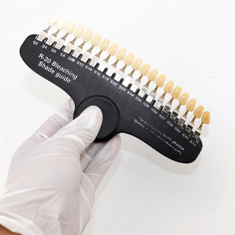 Guide d'ombre de blanchiment d - Teeth Whitening Shade Guide avis et prix